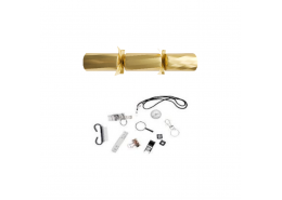 12" Twist Royale Gold Foil Christmas Crackers
